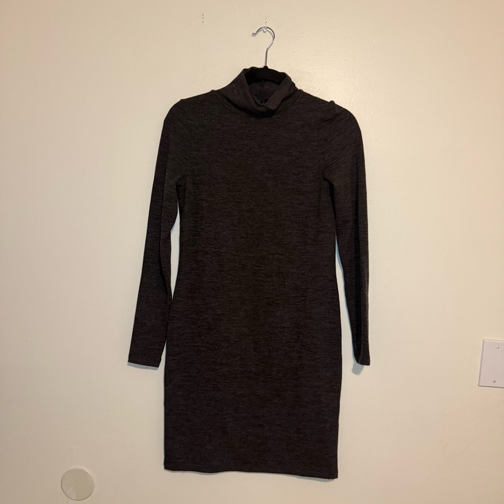 French Connection | Dark Grey Long Sleeve Dress
